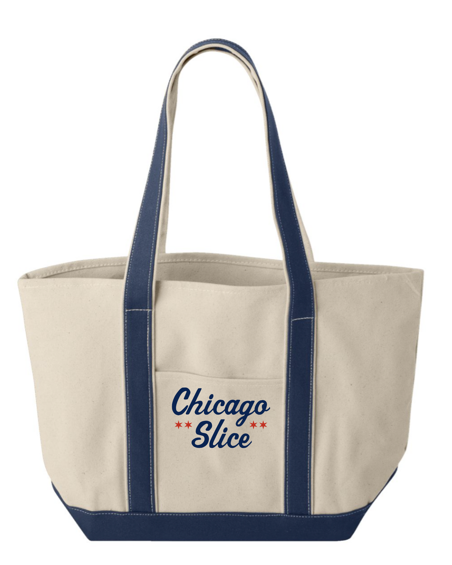 Chicago Slice Canvas Tote