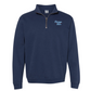 Garment-Dyed Quarter Zip Sweatshirt