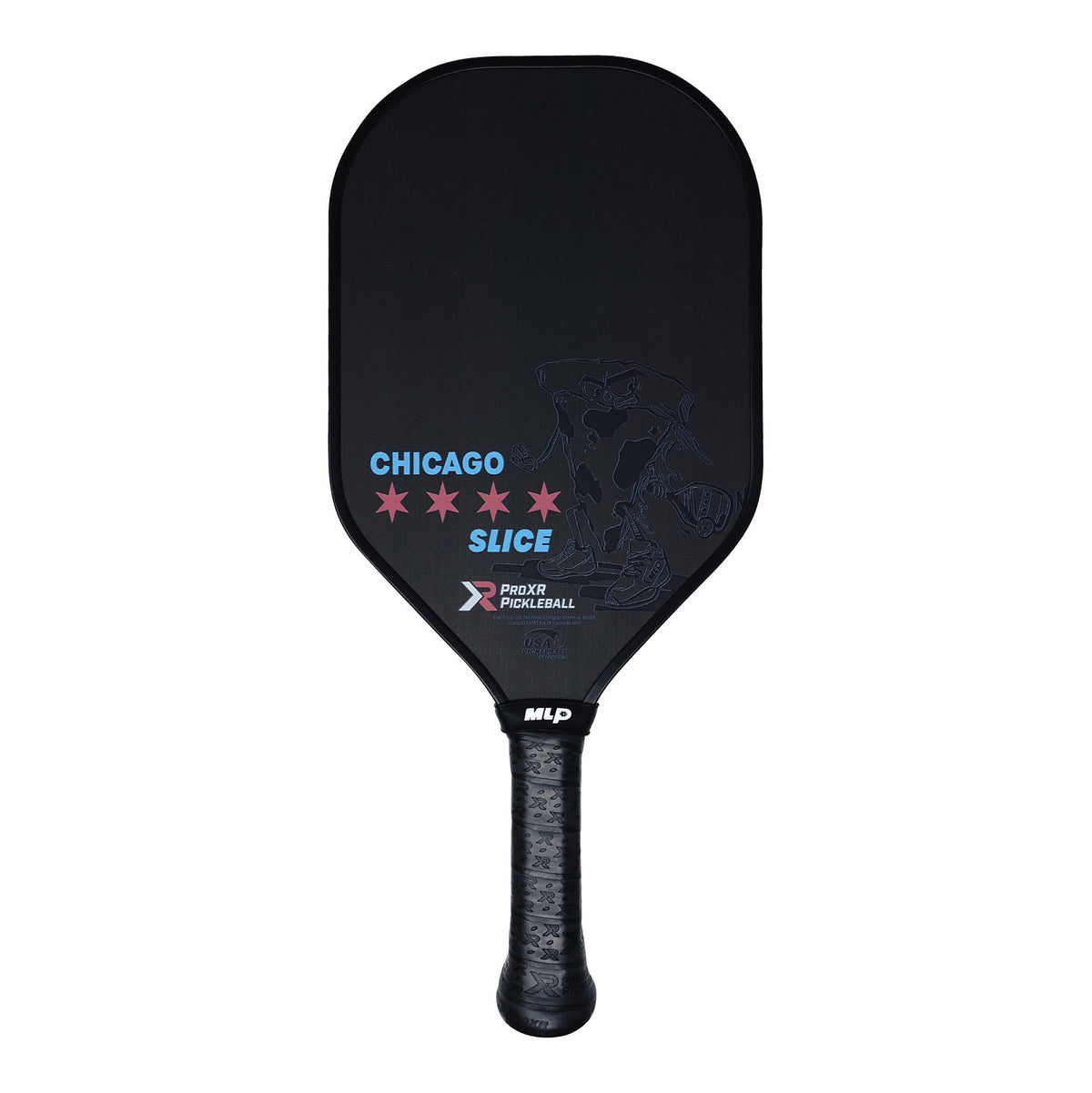 Official image for Chicago Slice partnered with ProXR Pickleball on an official team paddle